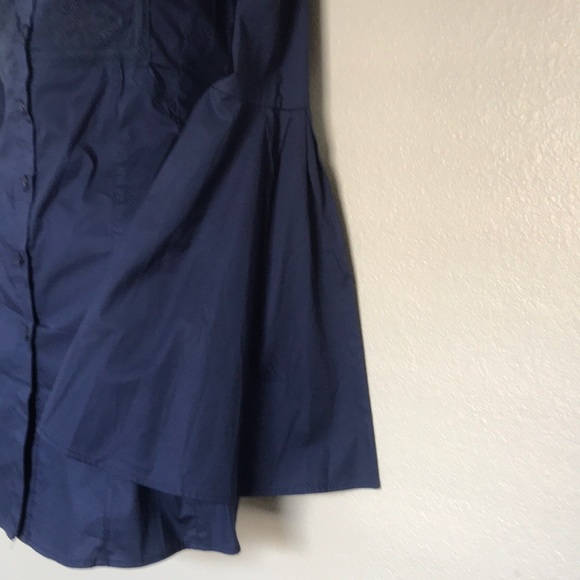 Bell  long sleeve tunic button down top - Picture 3 of 7